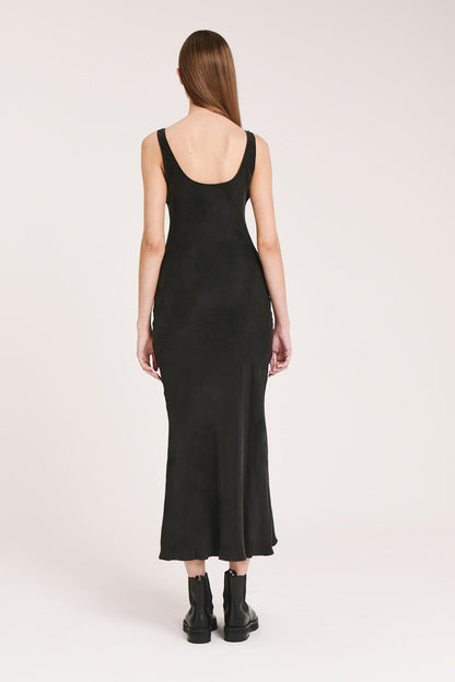 INES CUPRO SLIP DRESS
