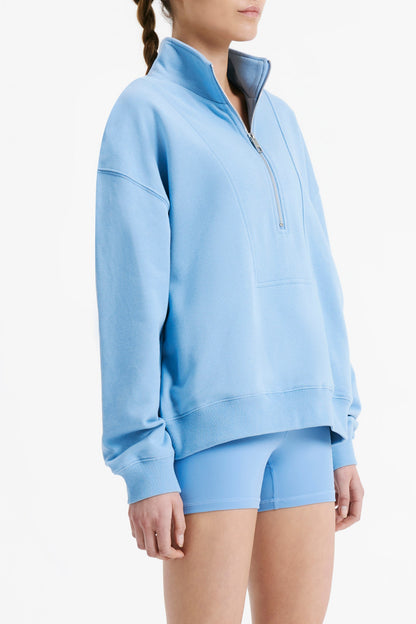 NUDE ACTIVE QUARTER ZIP SWEAT