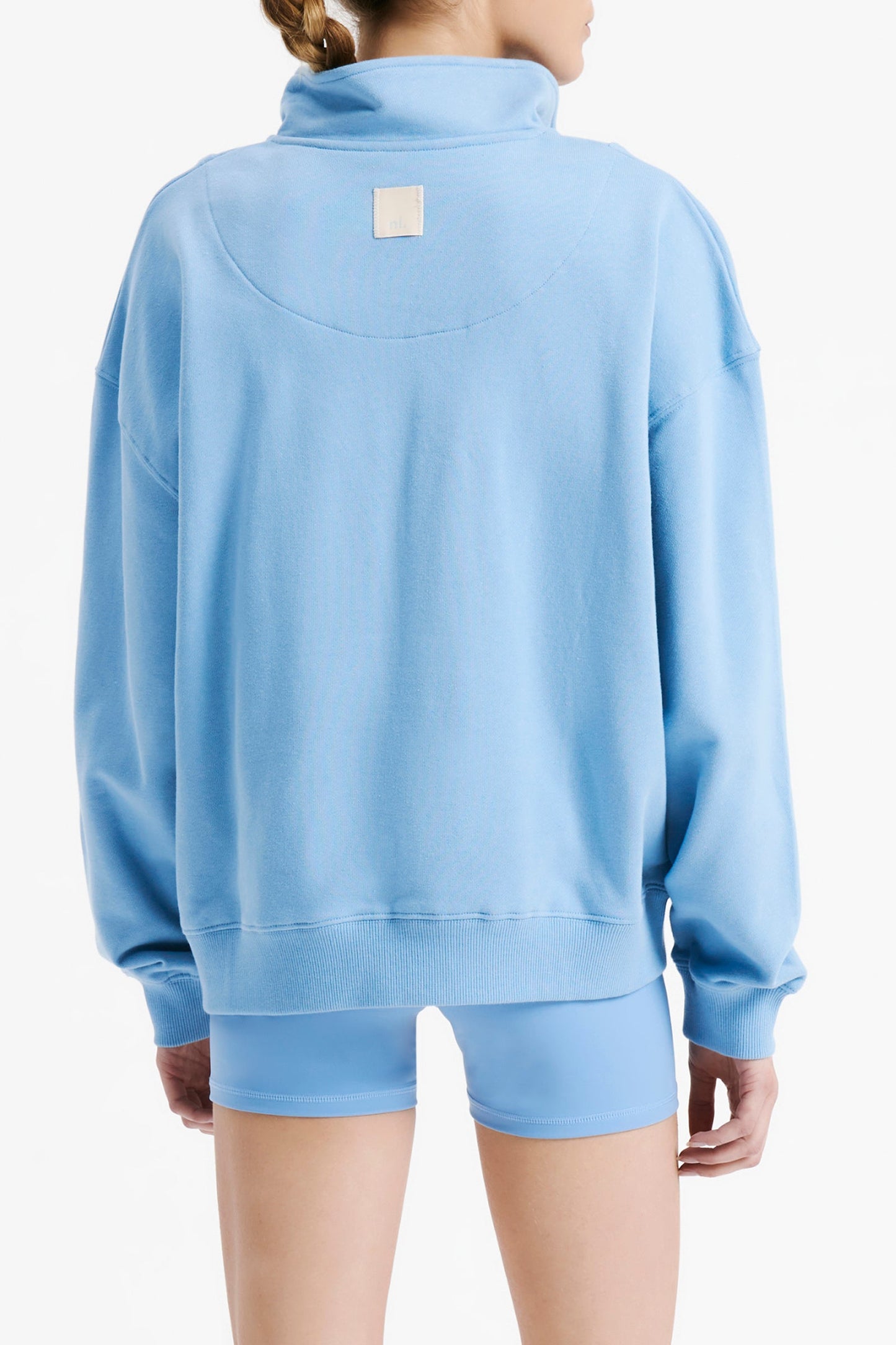 NUDE ACTIVE QUARTER ZIP SWEAT