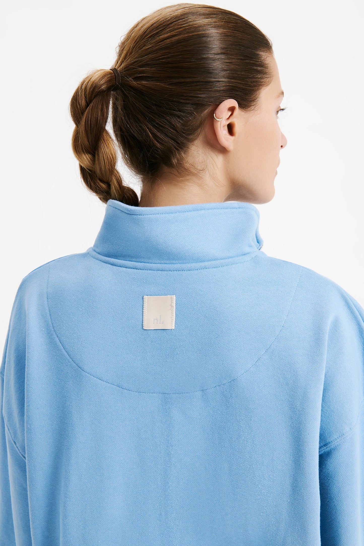 NUDE ACTIVE QUARTER ZIP SWEAT