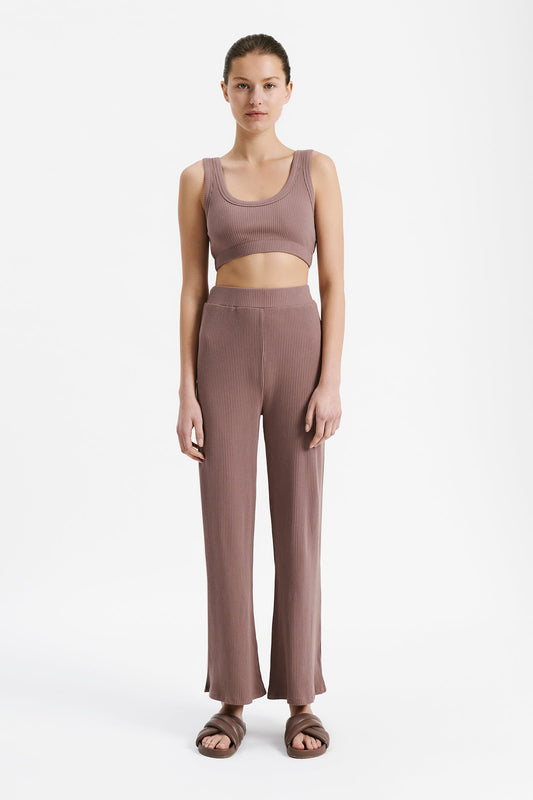 LOUNGE RIBBED CROP
