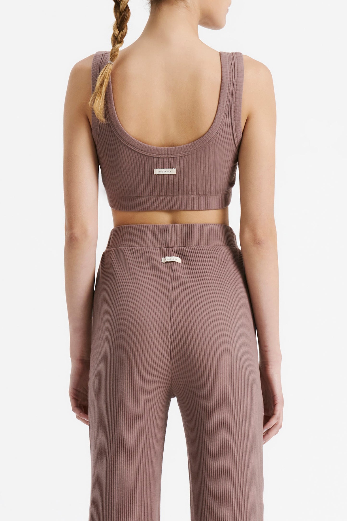 LOUNGE RIBBED CROP