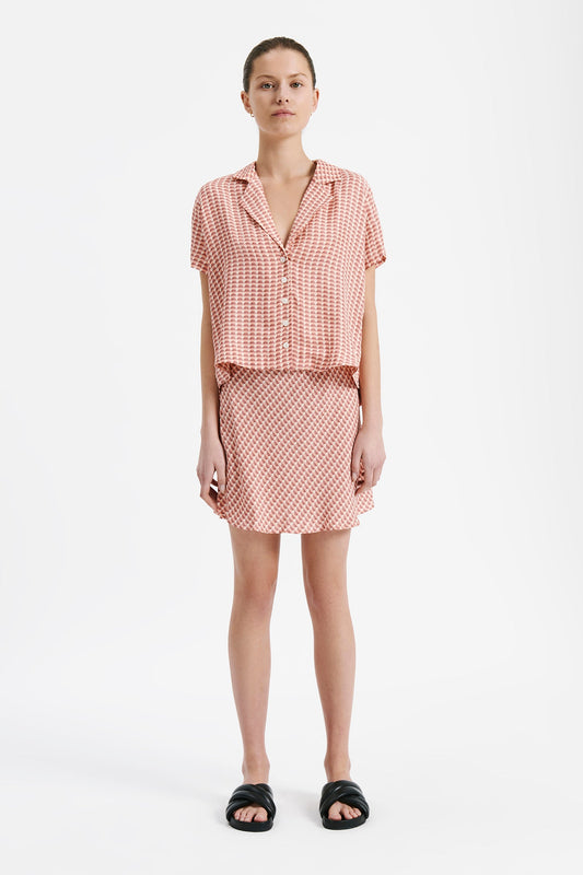 RHYS CUPRO MINI SKIRT