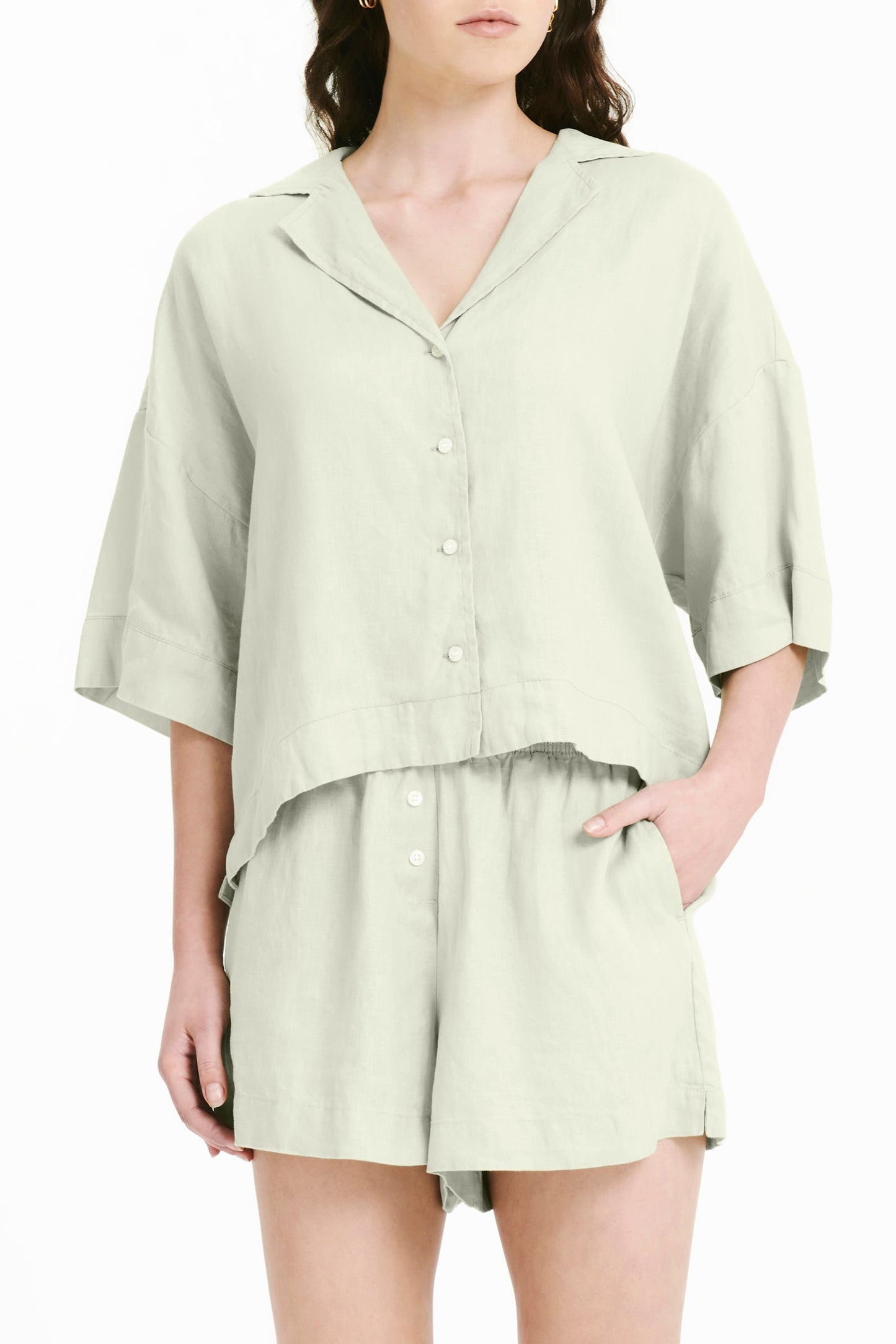 LOUNGE LINEN SHIRT