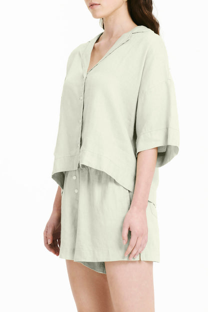 LOUNGE LINEN SHIRT
