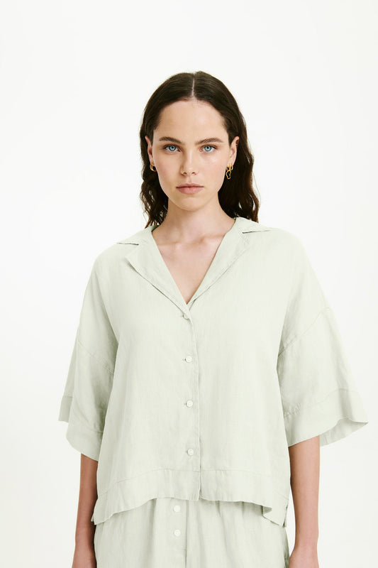 LOUNGE LINEN SHIRT