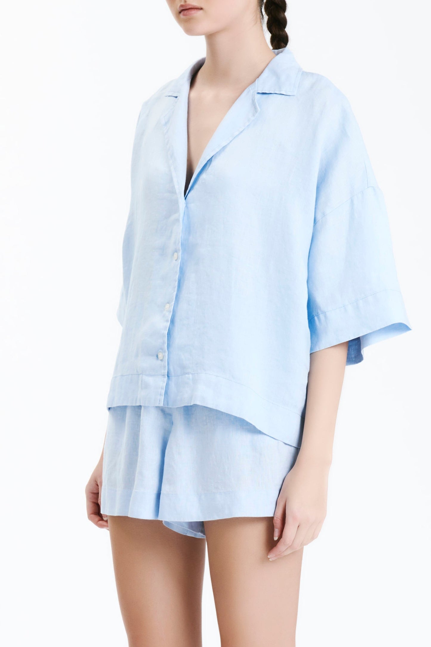 LOUNGE LINEN SHIRT