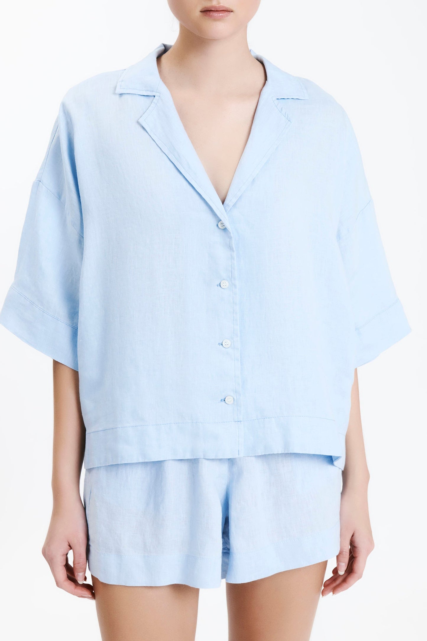 LOUNGE LINEN SHIRT