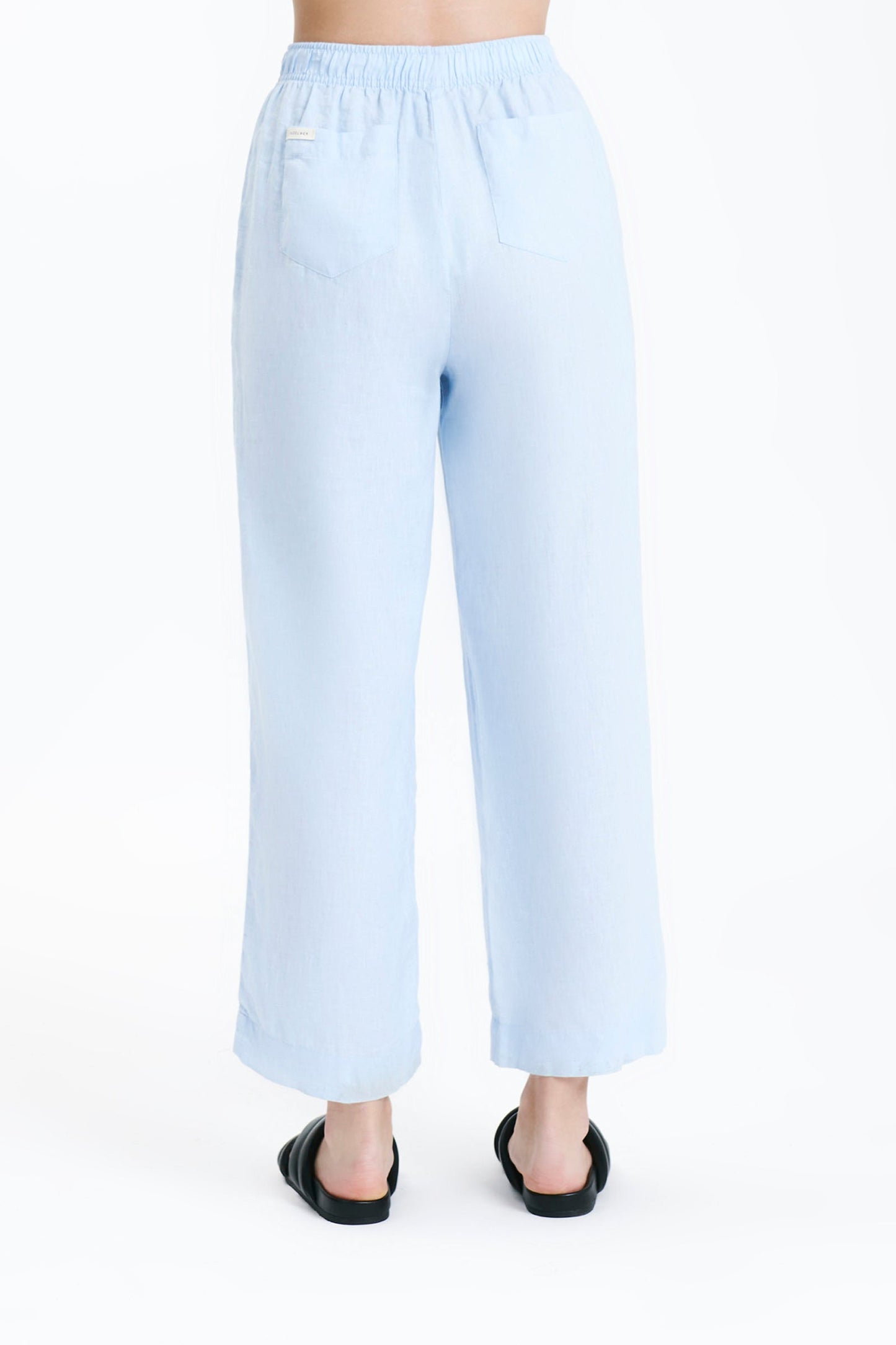 LOUNGE LINEN CROP PANT