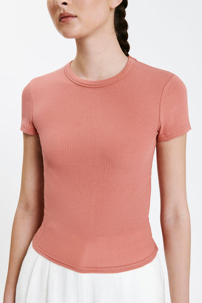 MONROE ORGANIC RIB TEE