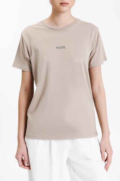 NUDE. TEE