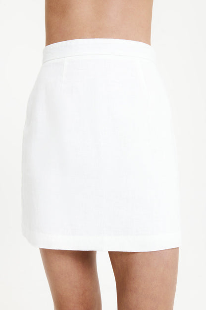 RYNN LINEN MINI SKIRT