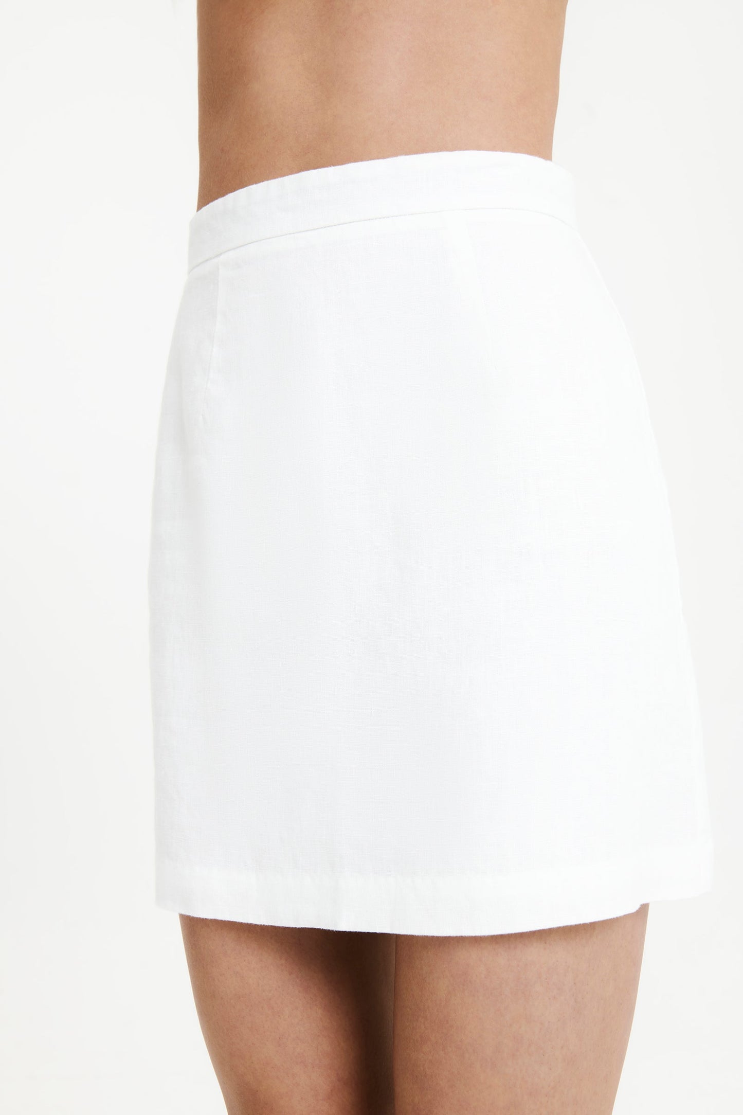 RYNN LINEN MINI SKIRT