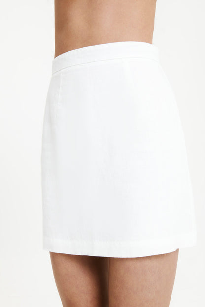 RYNN LINEN MINI SKIRT