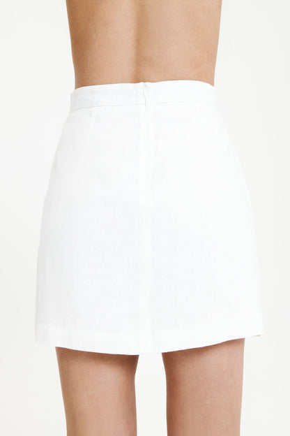 RYNN LINEN MINI SKIRT