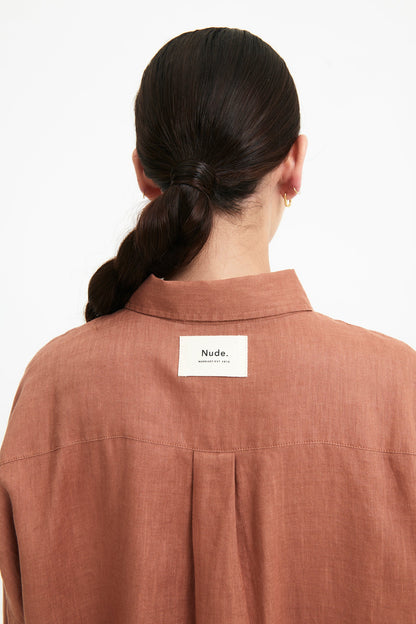 LOUNGE HERITAGE LINEN SHIRT