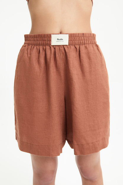 LOUNGE HERITAGE LINEN SHORT