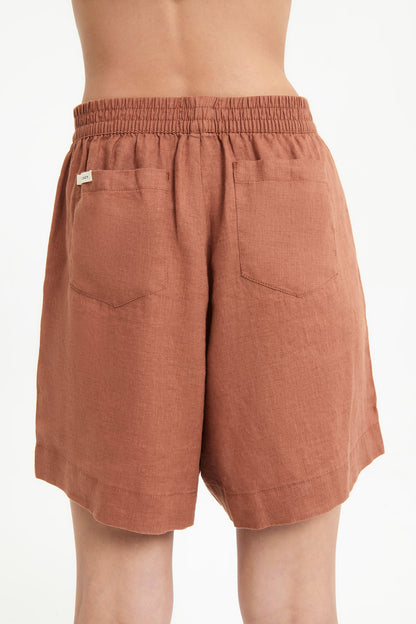 LOUNGE HERITAGE LINEN SHORT