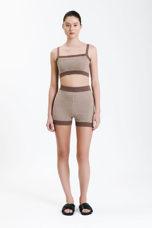 NUDE ACTIVE KNIT CROP
