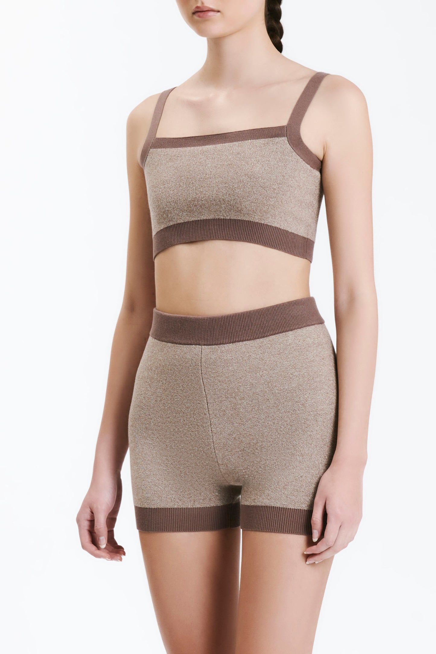 NUDE ACTIVE KNIT CROP