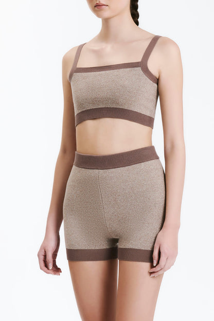 NUDE ACTIVE KNIT CROP