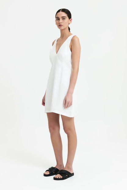 SIMA LINEN MINI DRESS