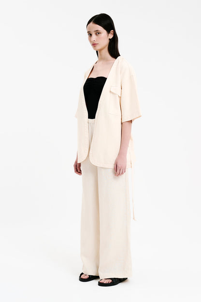 BLAISE TIE FRONT JACKET