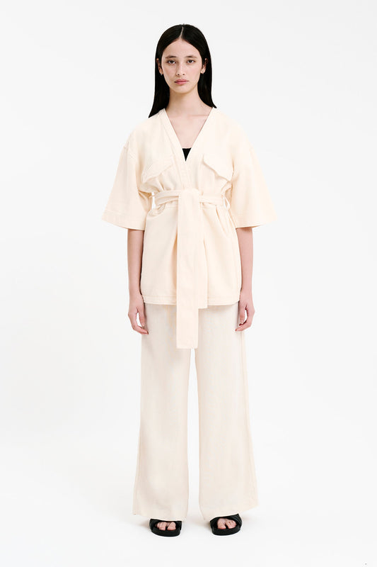 BLAISE TIE FRONT JACKET