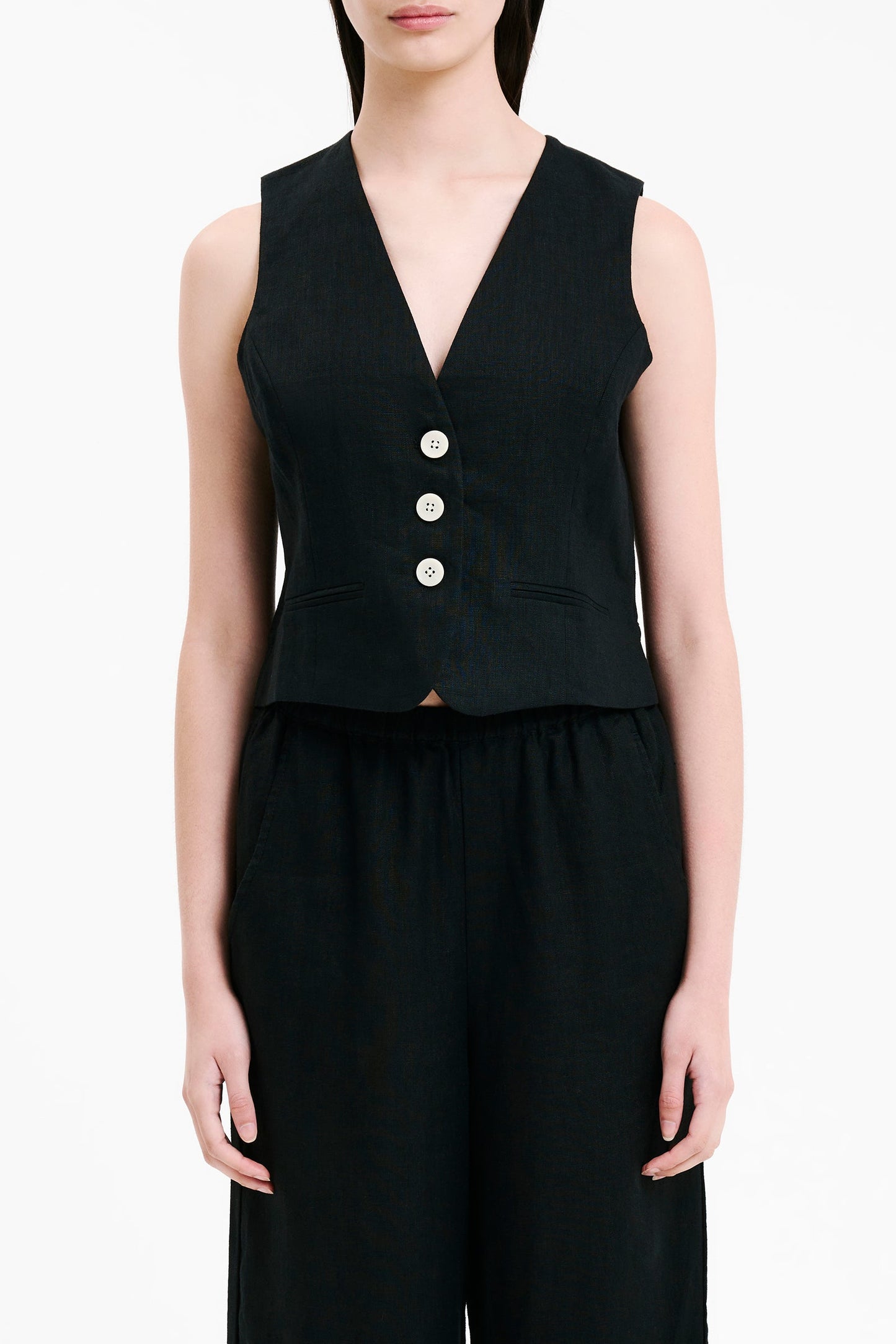 CERES LINEN VEST