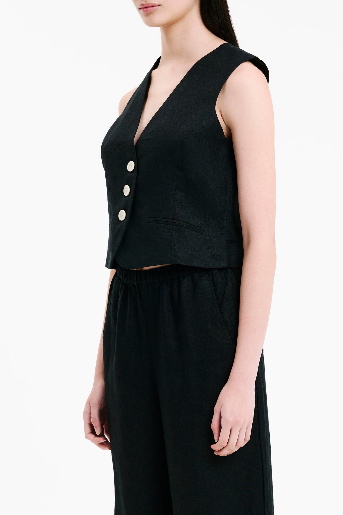 CERES LINEN VEST