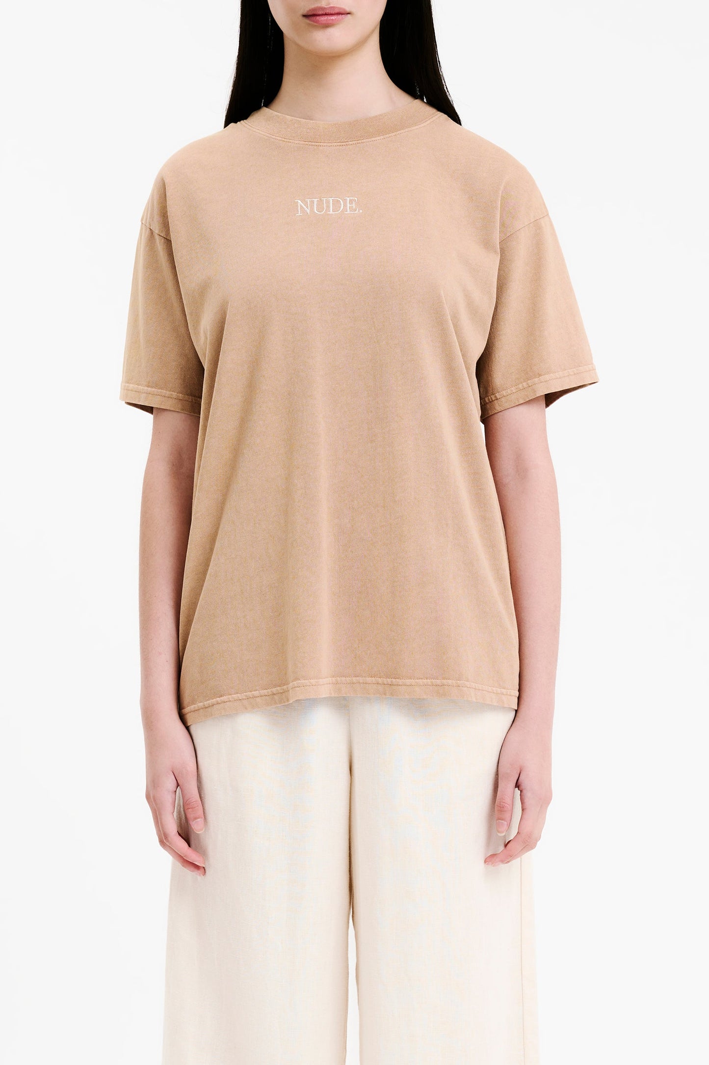 NUDE. ORGANIC BOYFRIEND TEE