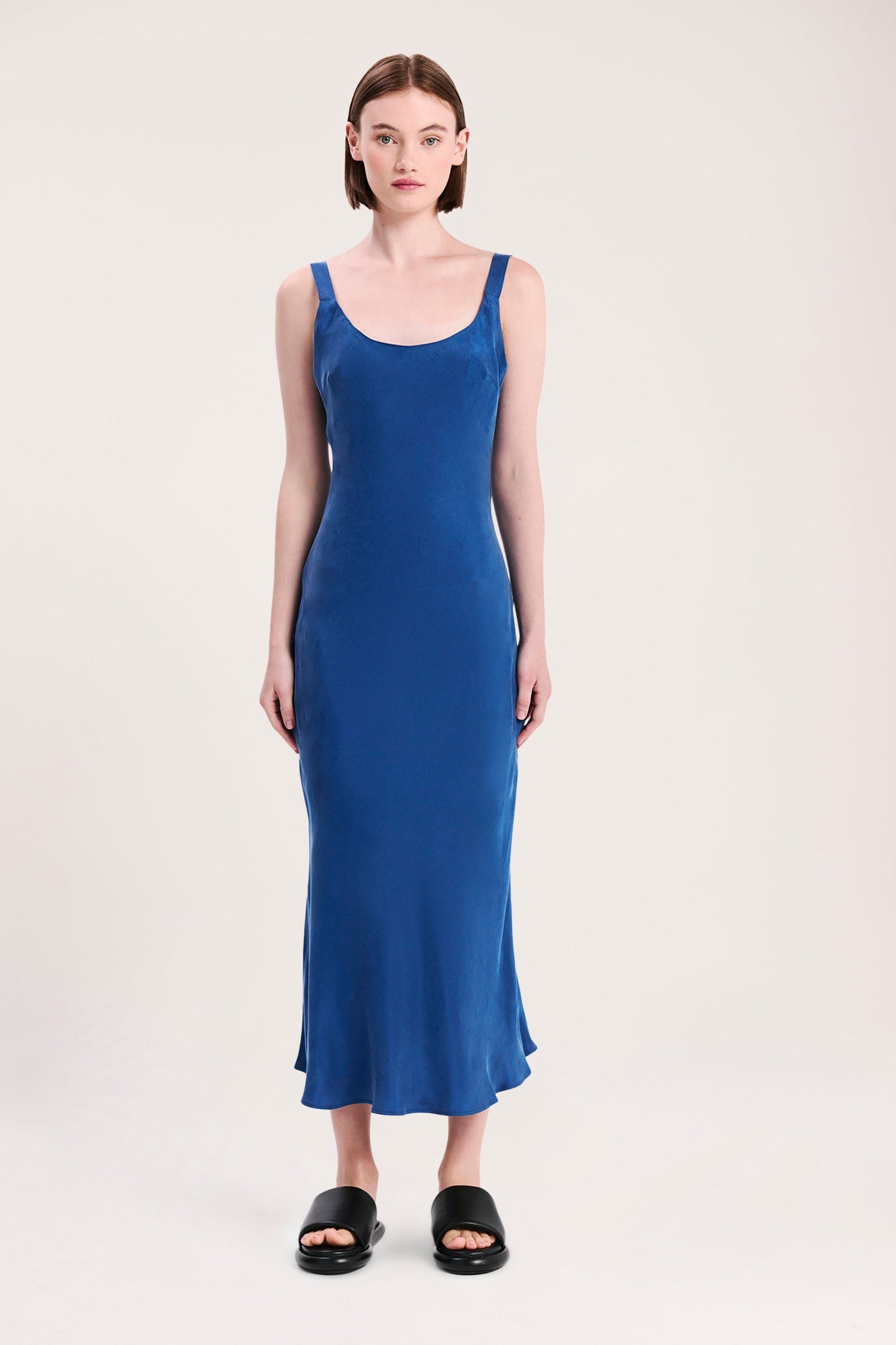 REN CUPRO SLIP DRESS