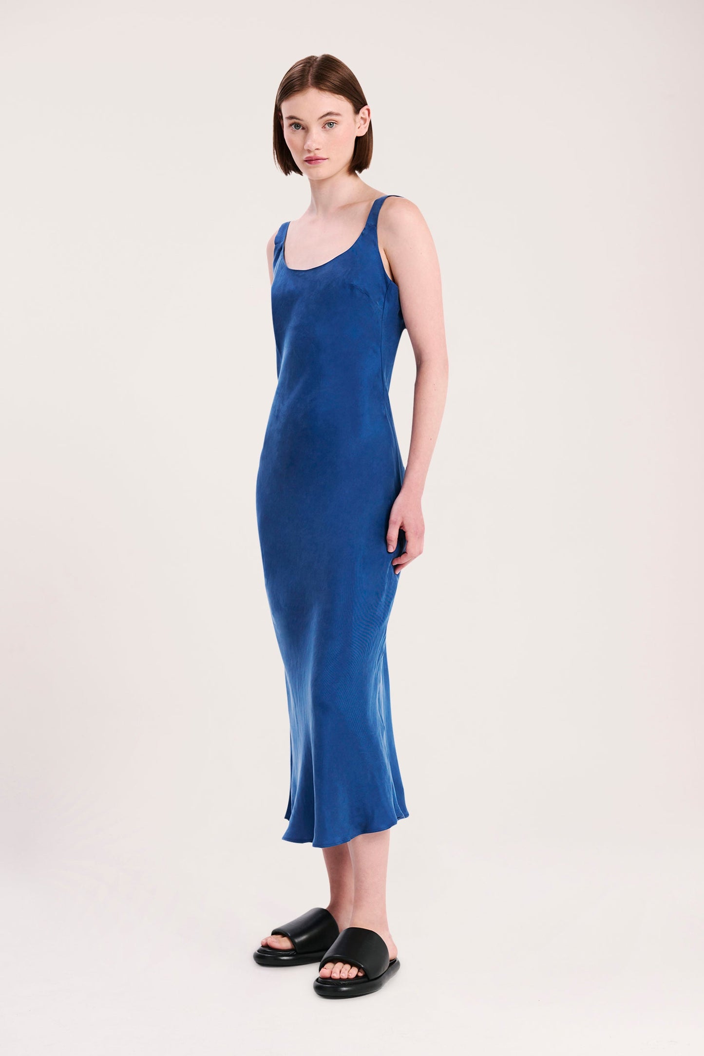 REN CUPRO SLIP DRESS