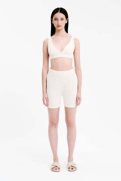 LOUNGE RIB PLUNGE CROP