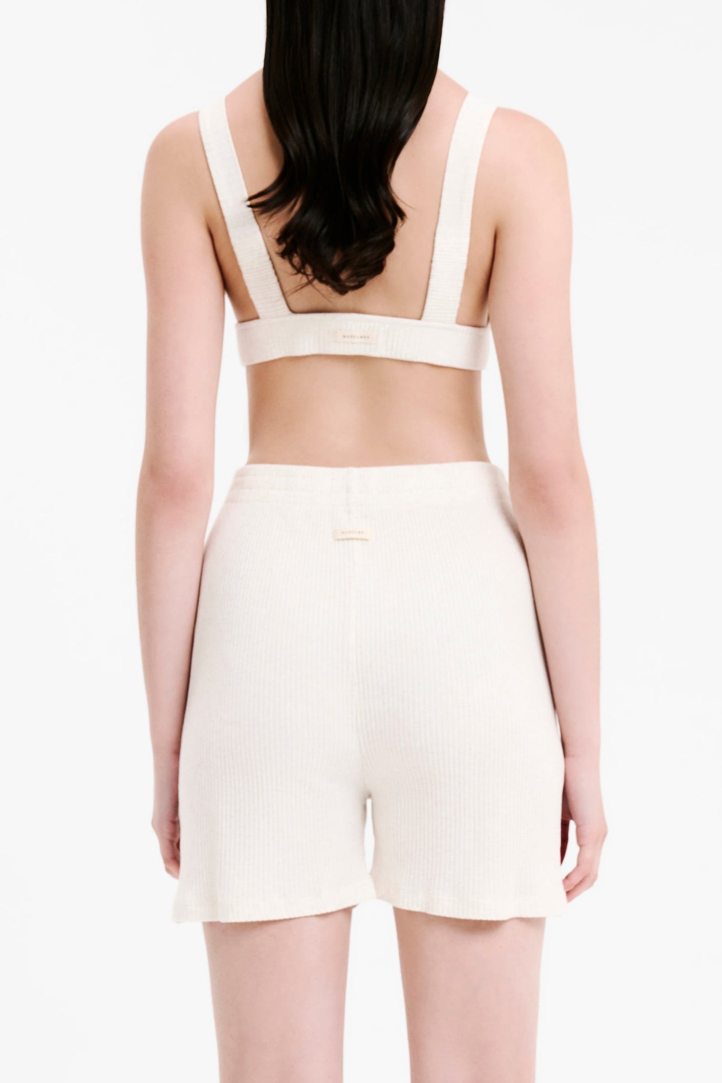 LOUNGE RIB PLUNGE CROP