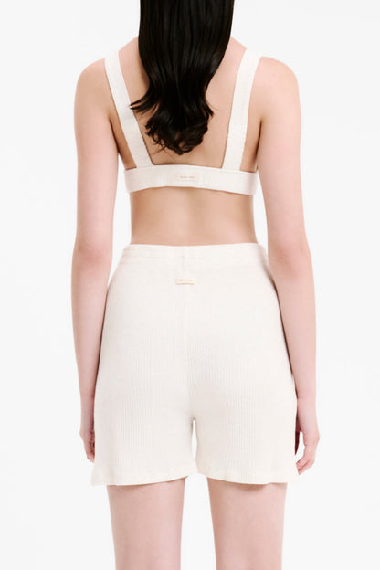 LOUNGE RIB PLUNGE CROP