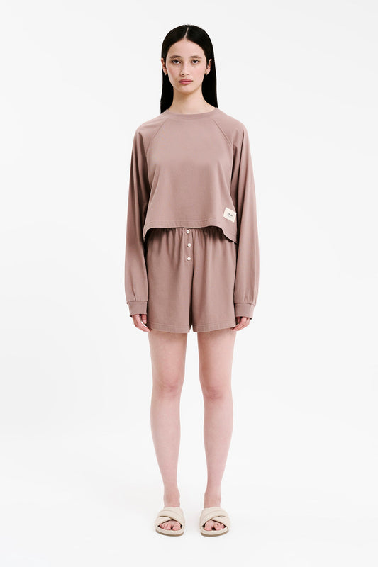 LOUNGE JERSEY LS TEE