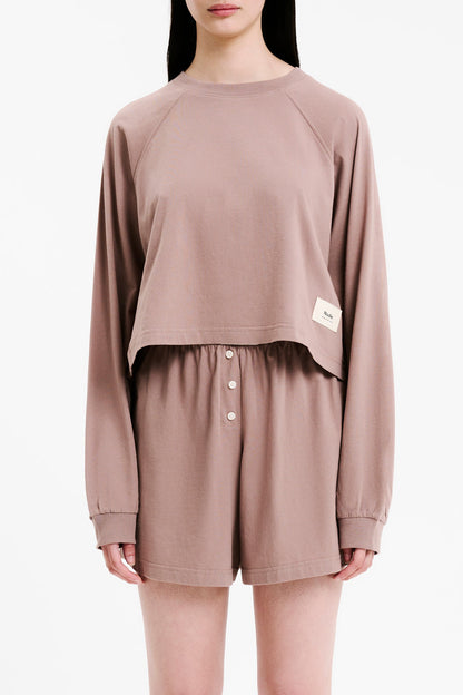 LOUNGE JERSEY LS TEE