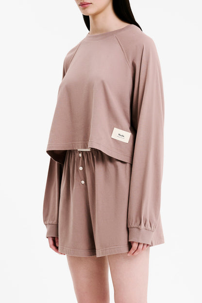 LOUNGE JERSEY LS TEE