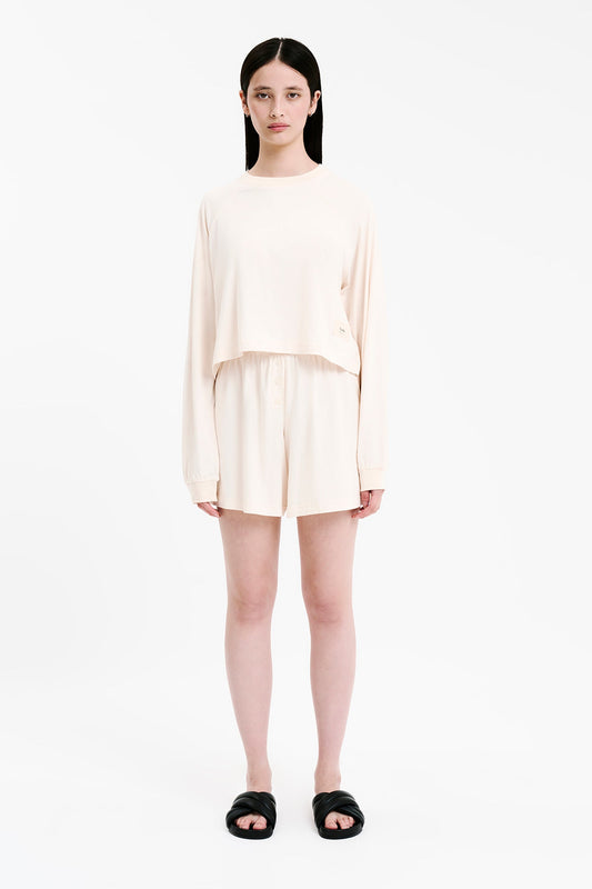 LOUNGE JERSEY LS TEE
