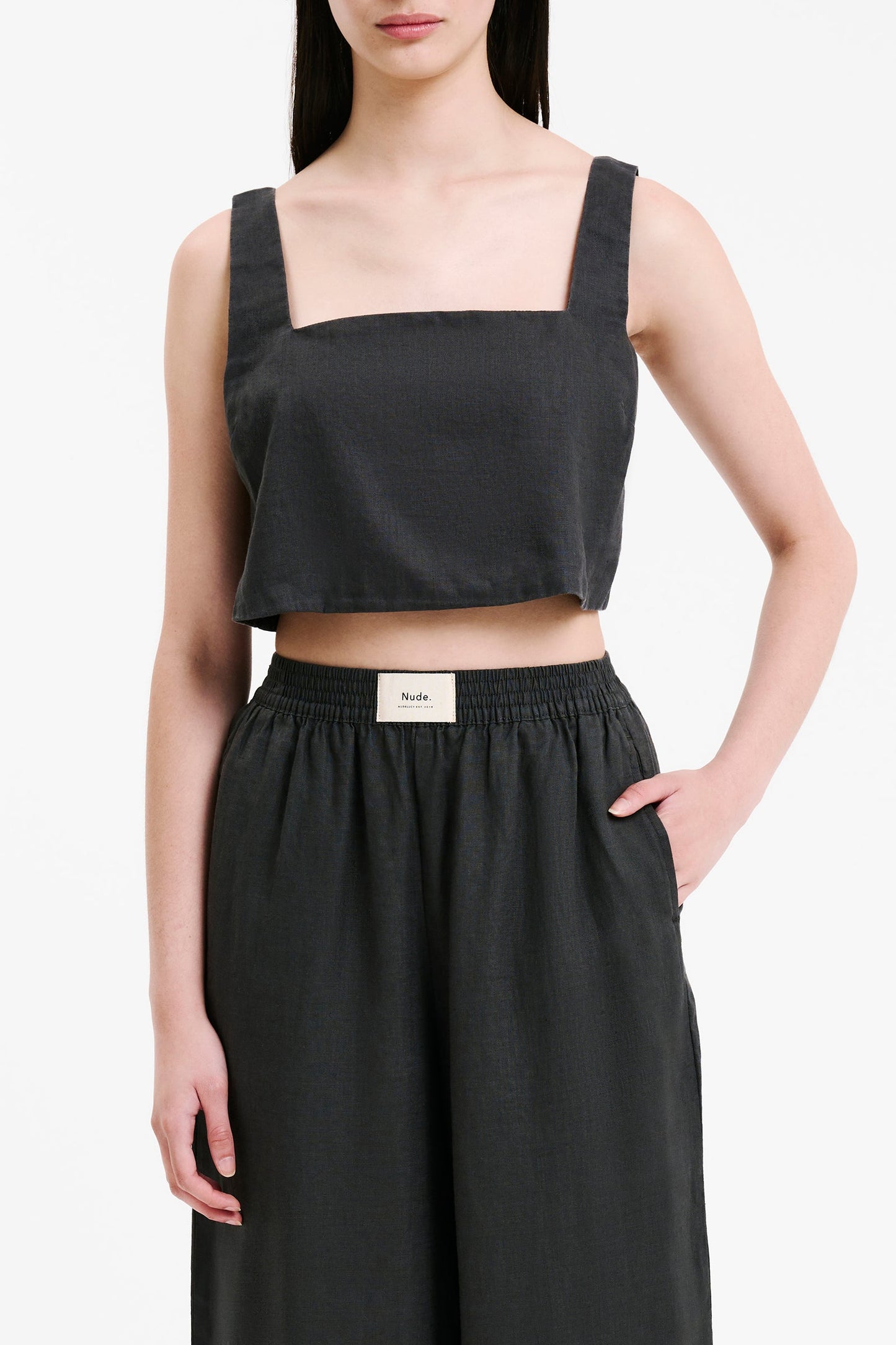 LOUNGE HERITAGE LINEN CAMI