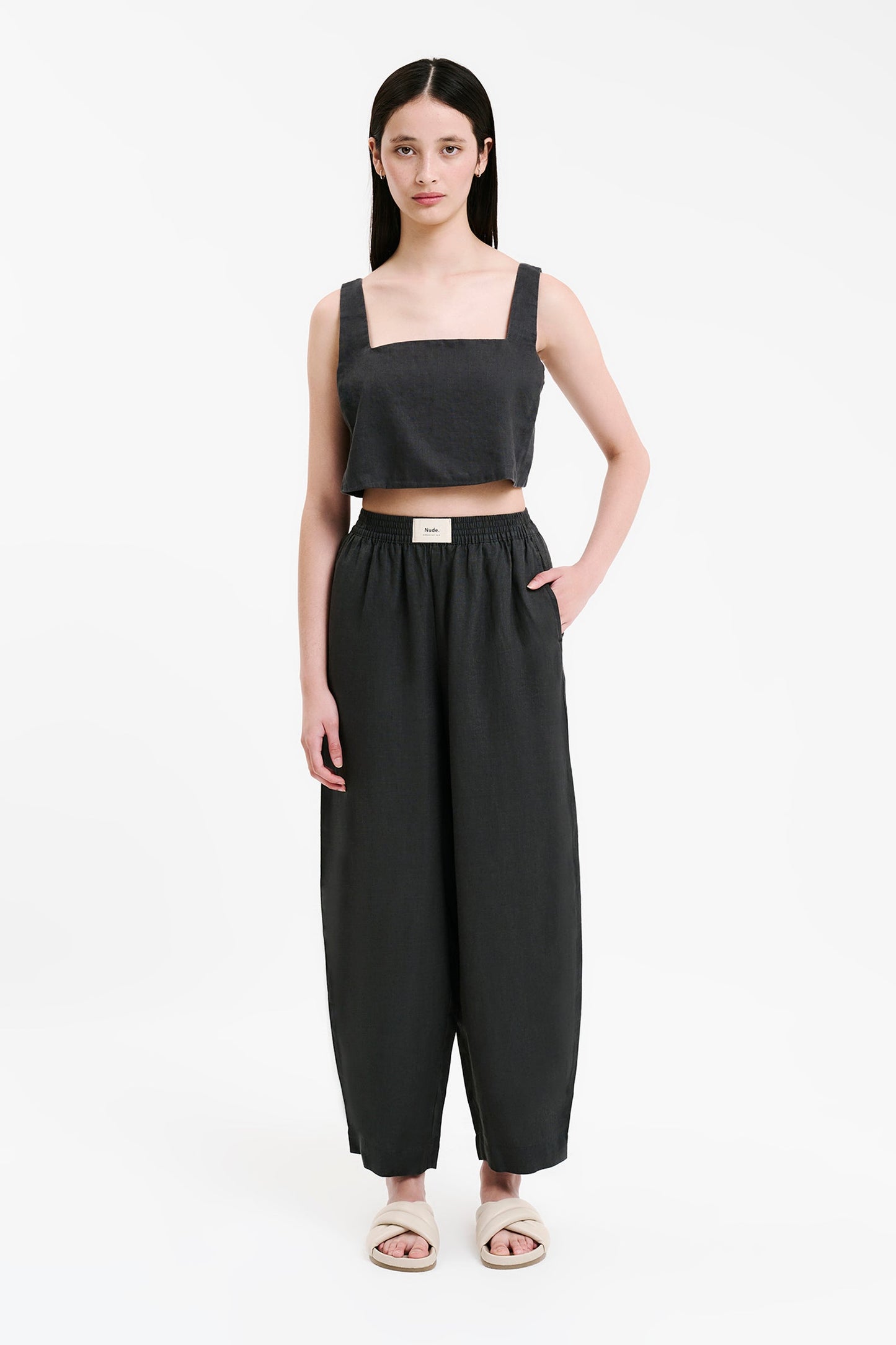 LOUNGE HERITAGE LINEN PANT