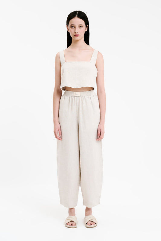 LOUNGE HERITAGE LINEN PANT