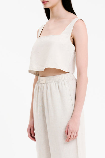 LOUNGE HERITAGE LINEN CAMI