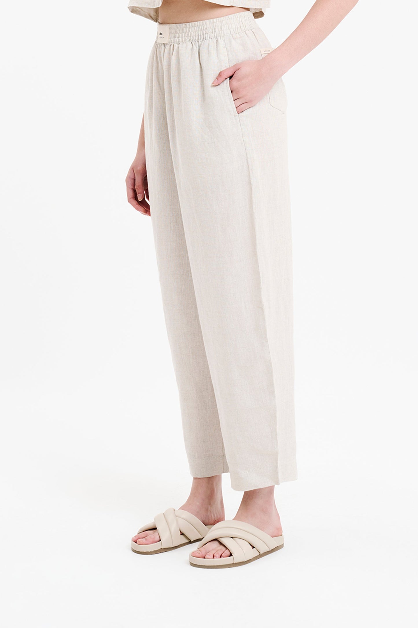 LOUNGE HERITAGE LINEN PANT