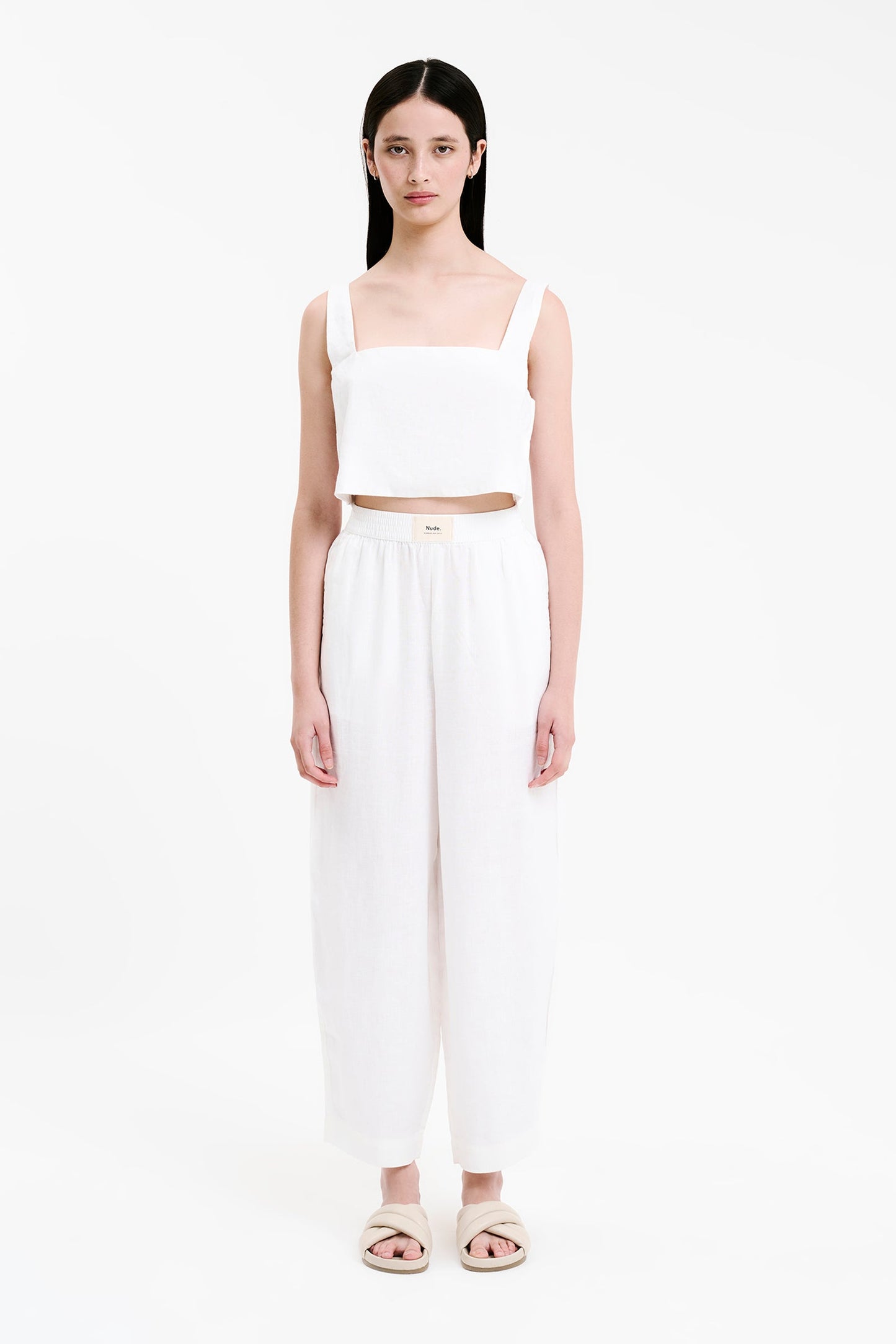 LOUNGE HERITAGE LINEN CAMI