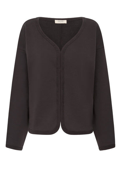 LOUNGE FLEECE CARDIGAN