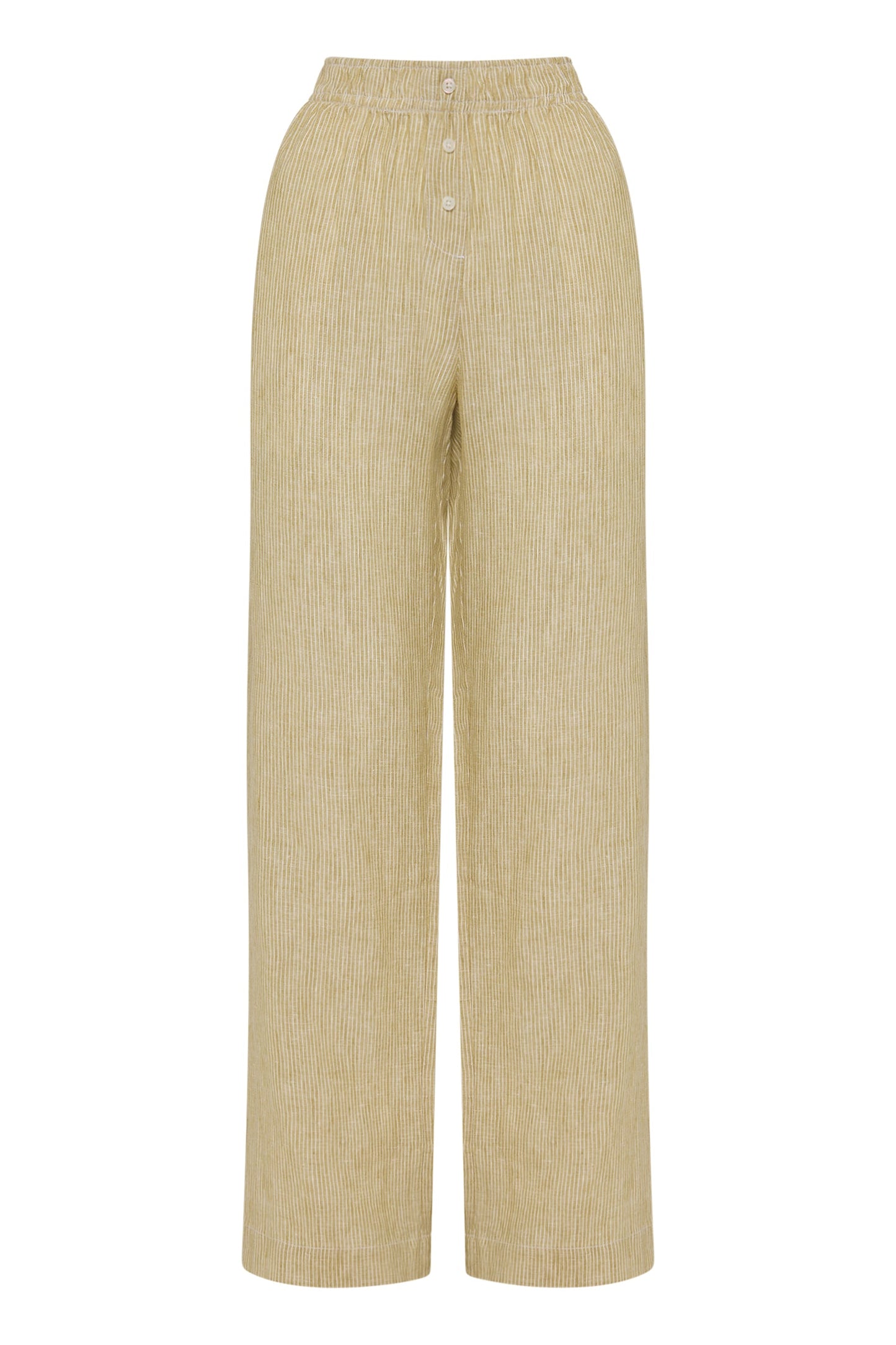 LOUNGE STRIPE LINEN PANT