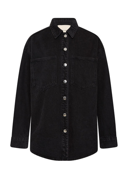 ORGANIC DENIM OVERSHIRT