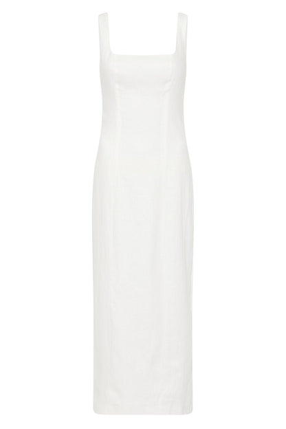 MONROE LINEN MIDI DRESS